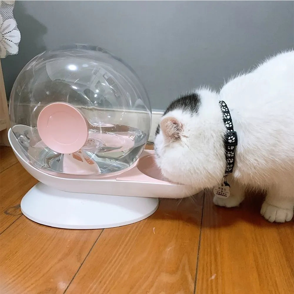 Magic Fountain 2,8 Liter automatischer Nachfüll-Wasserspender für Katzen und Hunde