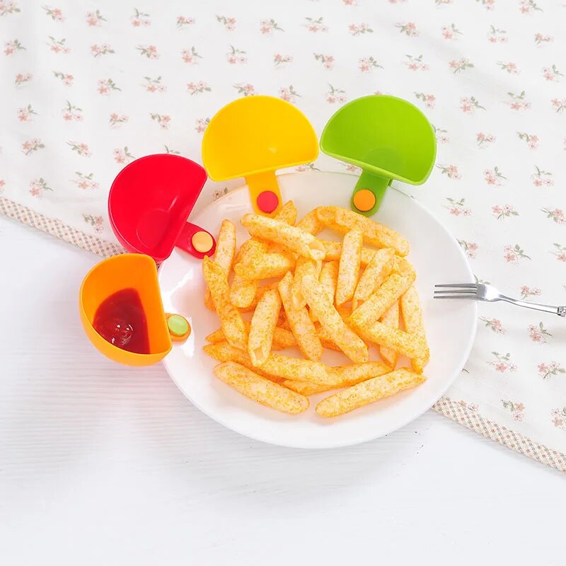 4 Pieces Set Dip Clip Sauce Bowls - WOWGOOD