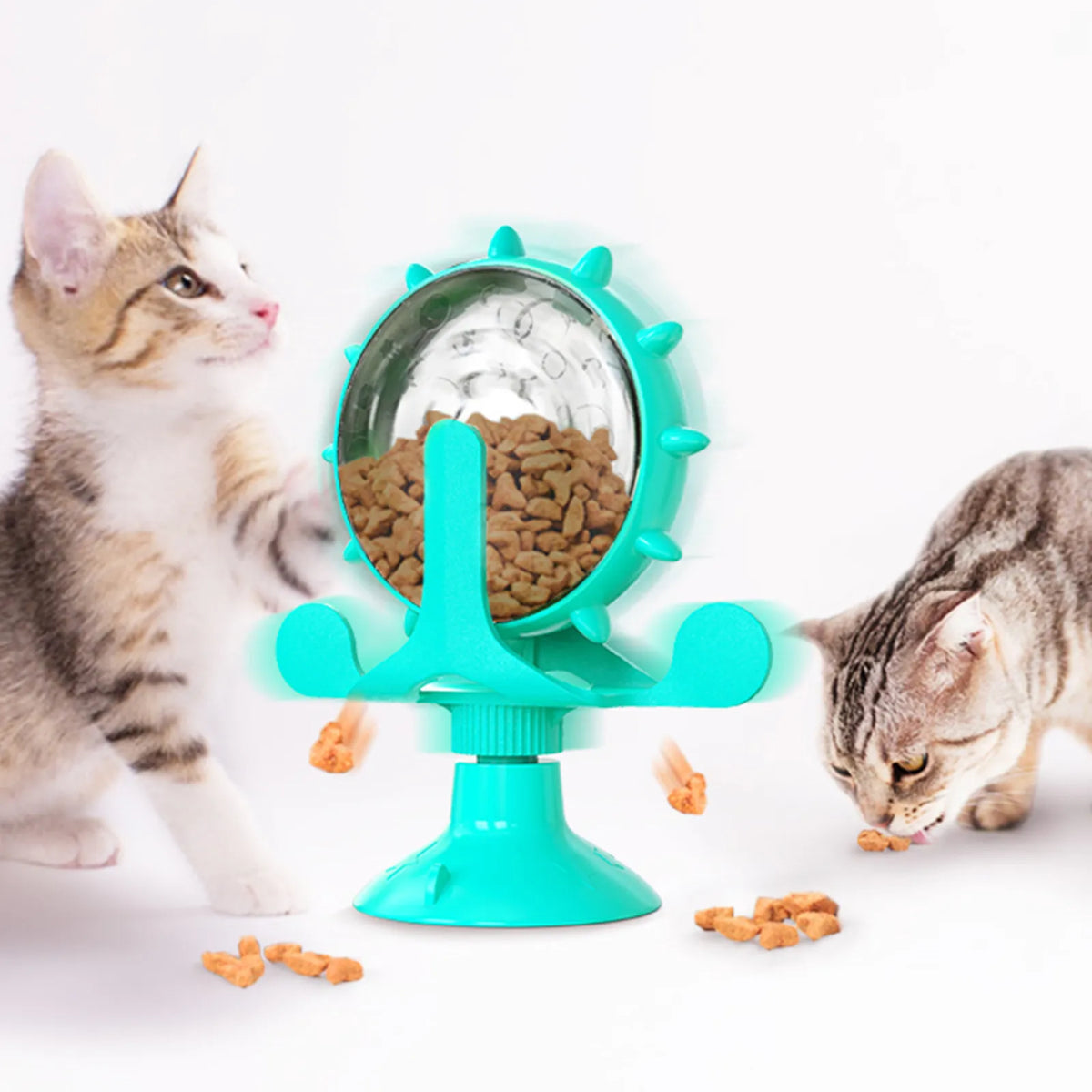 Pawsome 360 Spinner - Smart, Fun, Entertaining and Interactive! - For Cats and Small Dogs - WOWGOOD