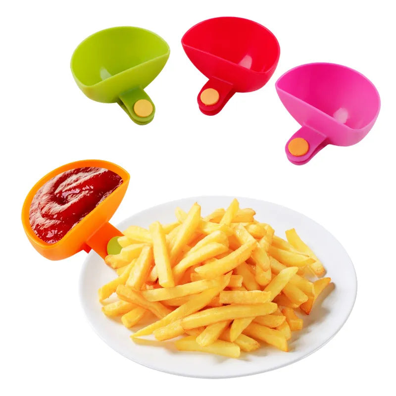 4 Pieces Set Dip Clip Sauce Bowls - WOWGOOD