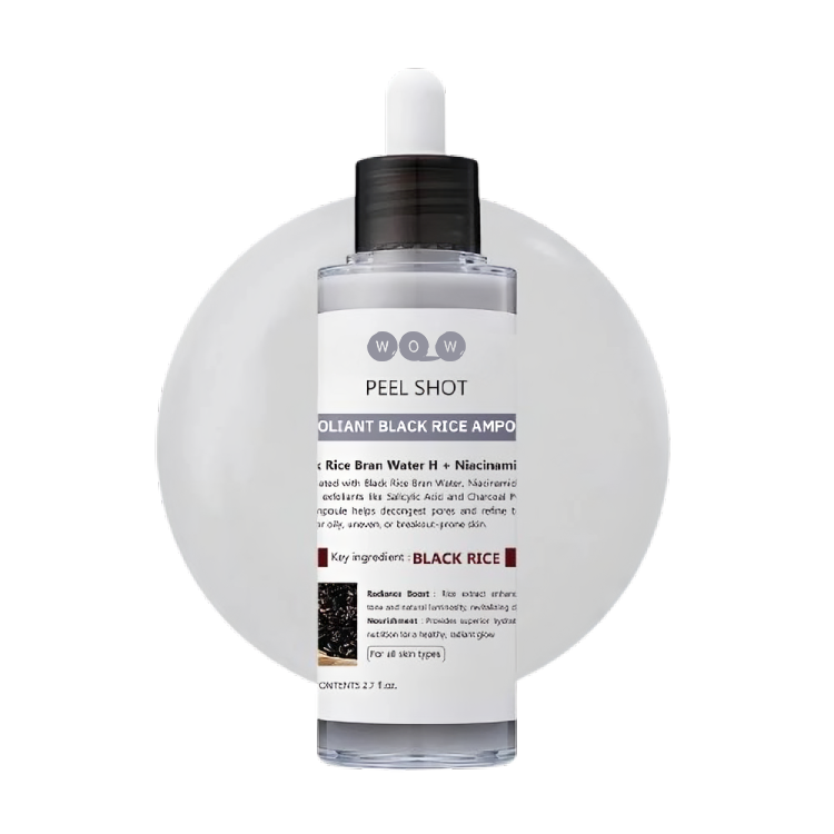 Peel Shot Glow Reis Ampulle Duo von Wowgood