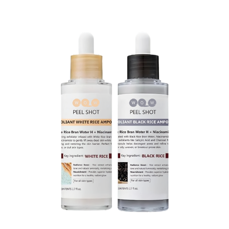 Peel Shot Glow Reis Ampulle Duo von Wowgood