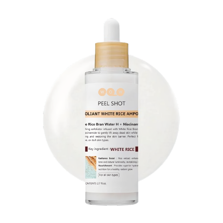 Peel Shot Glow Reis Ampulle Duo von Wowgood